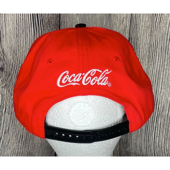 Coca-Cola Israel Red Adjustable Snapback Embroidered Multi Language Bill Hat Cap - Picture 3 of 7